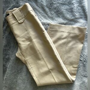 Cream Sandra Angelozzi Dress Pants